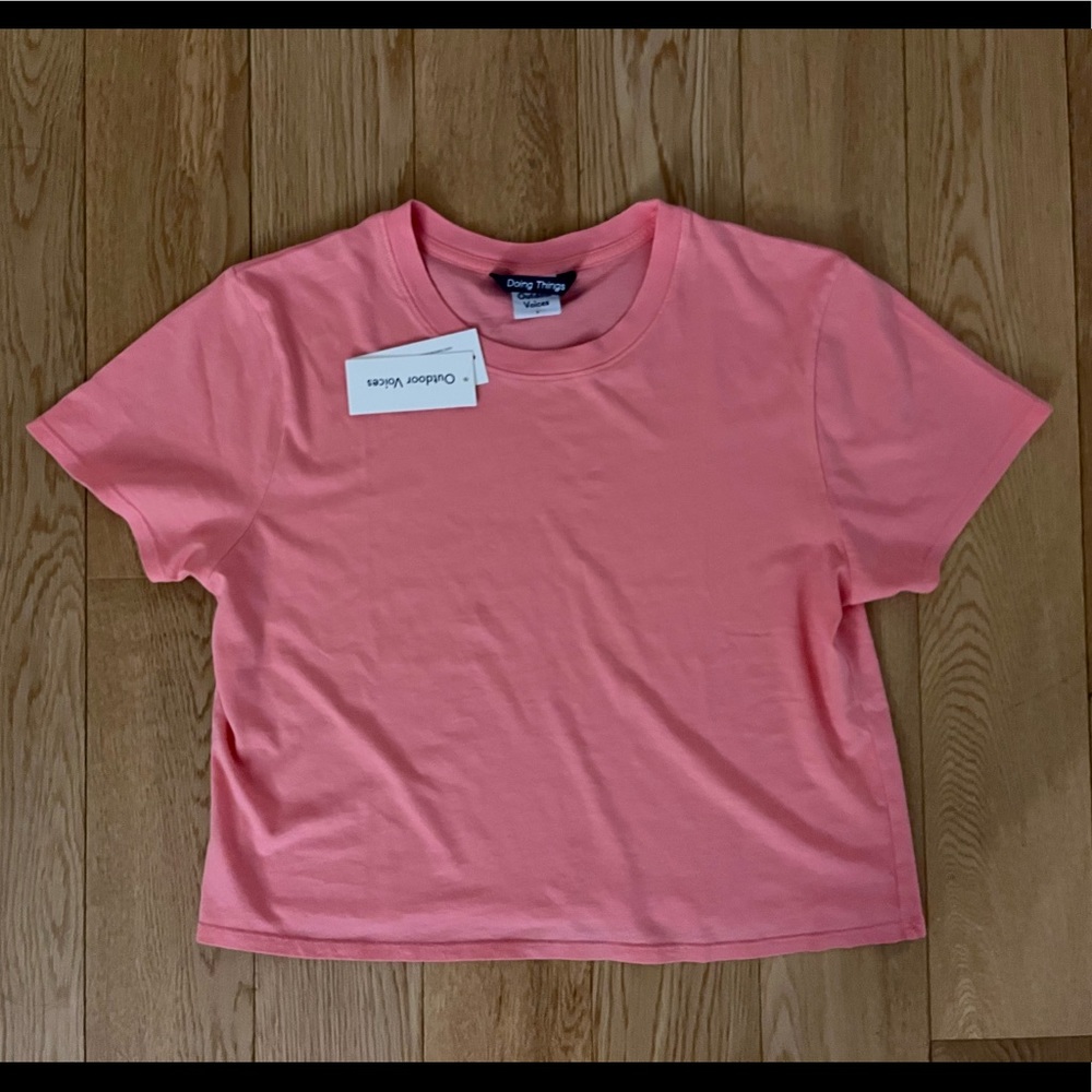 [NWT] Outdoor Voices Everyday Shortsleeve (S) - Pink Punch